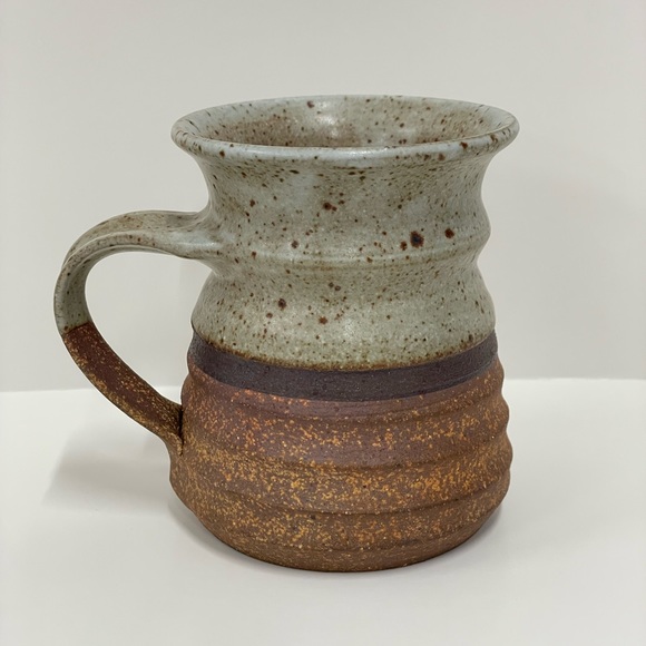 Vintage Stoneware Ceramic Pottery Mug, 3.75” - Picture 2 of 5